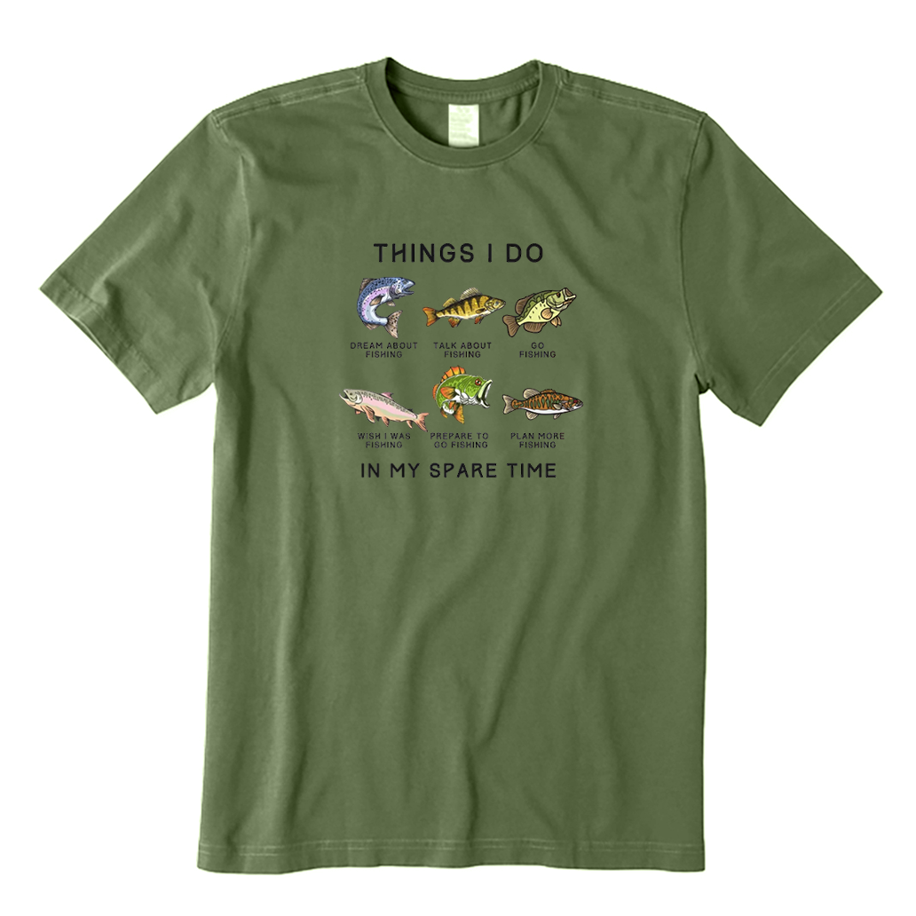 Fishing Things I Do In My Spare Time T-Shirt