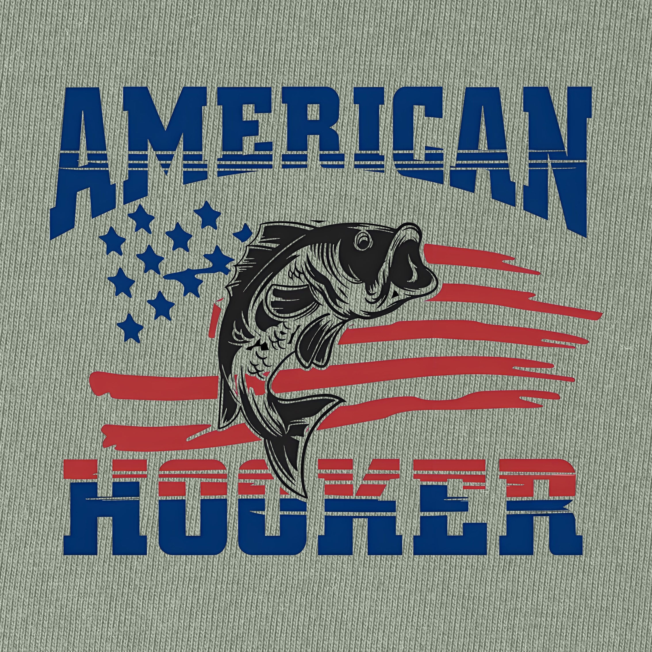 American Hooker Fishing T-Shirt
