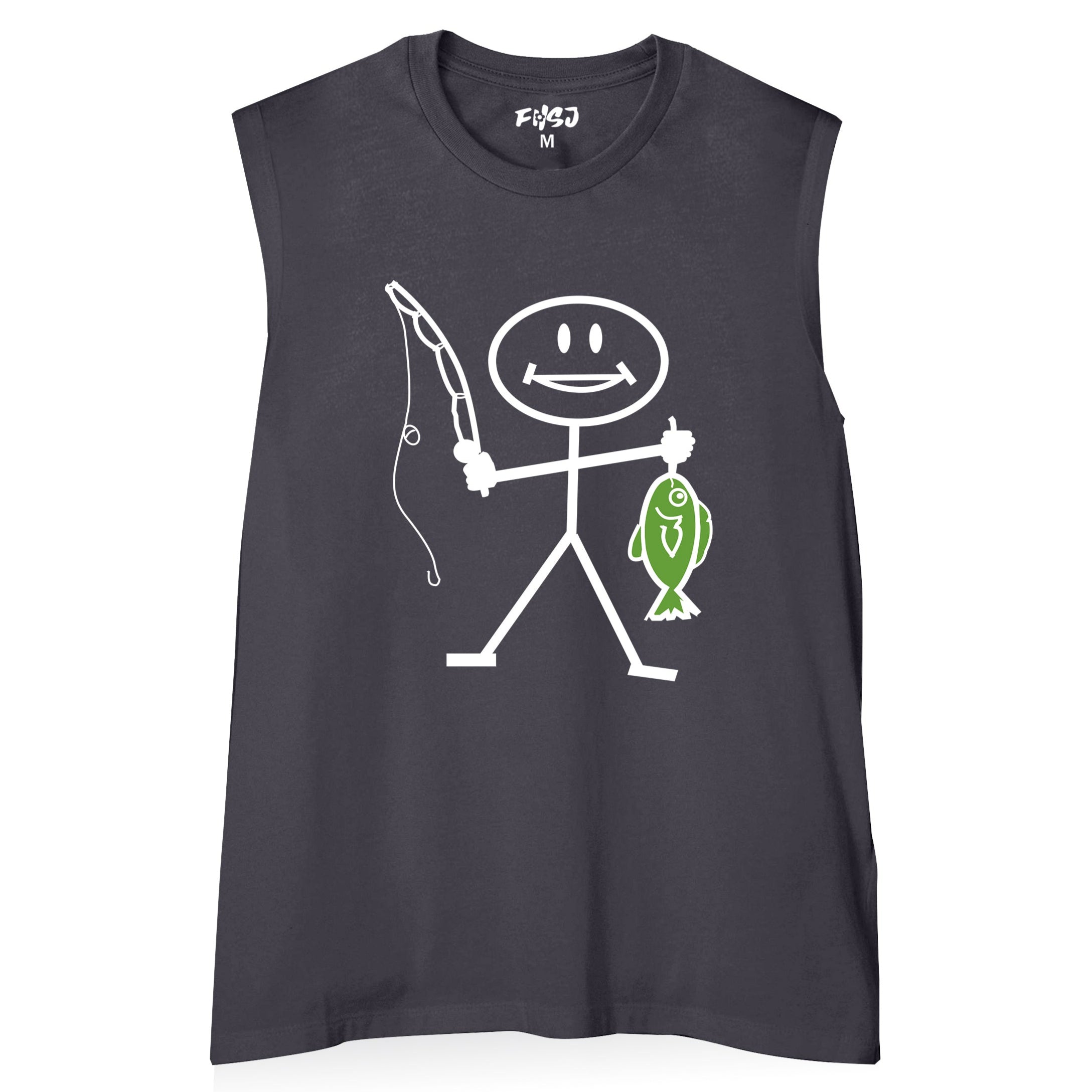 Women Happy FISHING Tank Top