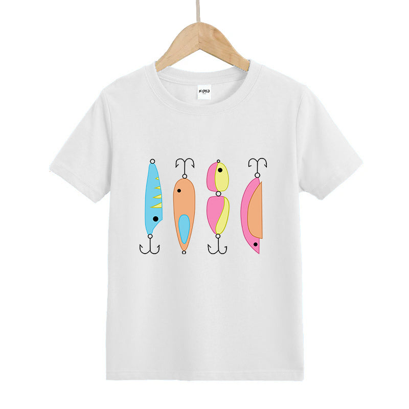 Cute Fishhook Kid's T-Shirts
