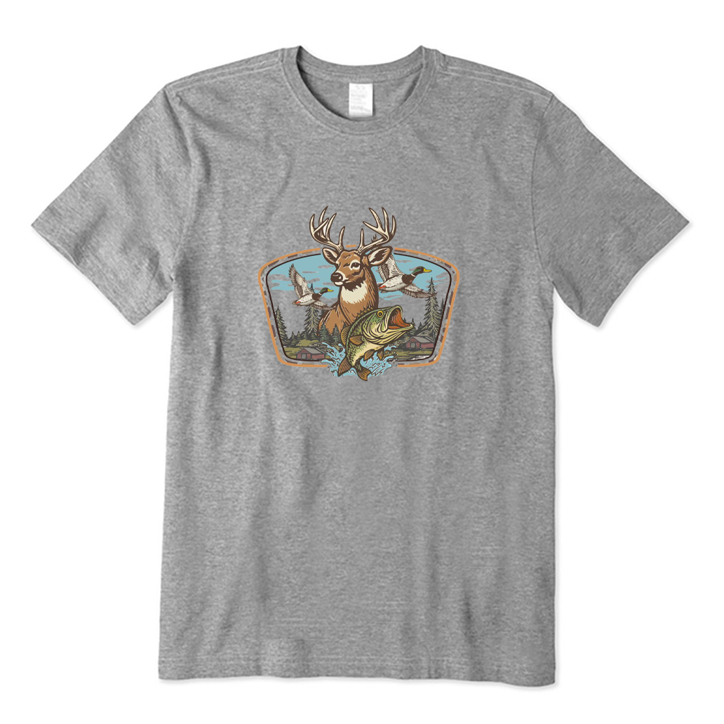 Funny Fishing Hunting T-shirt