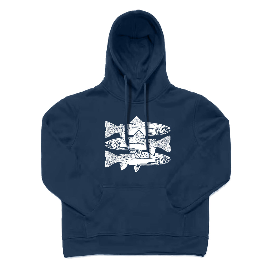 Hoodie Montagne / Truite main image 0