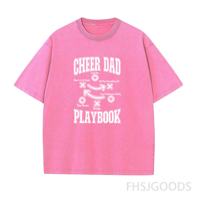 Cheer Dad Unisex Distressed T-Shirt