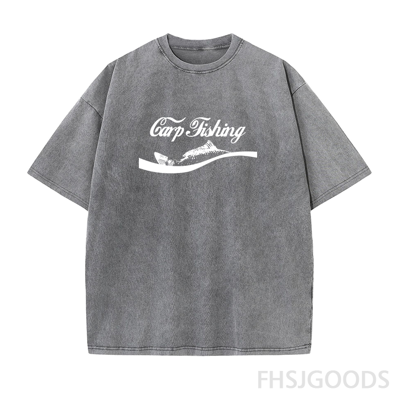 Carp Fishing Unisex Distressed T-Shirt