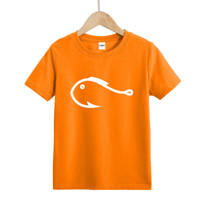 Fishing Hook Fish Kids T-Shirt