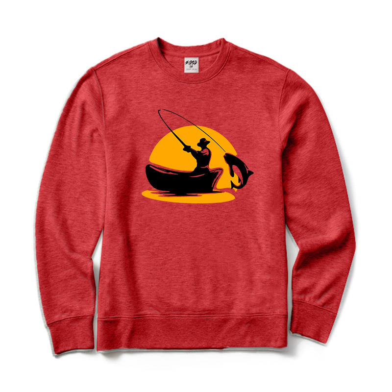 Fishing on The Boat Crewneck Sweatshirt