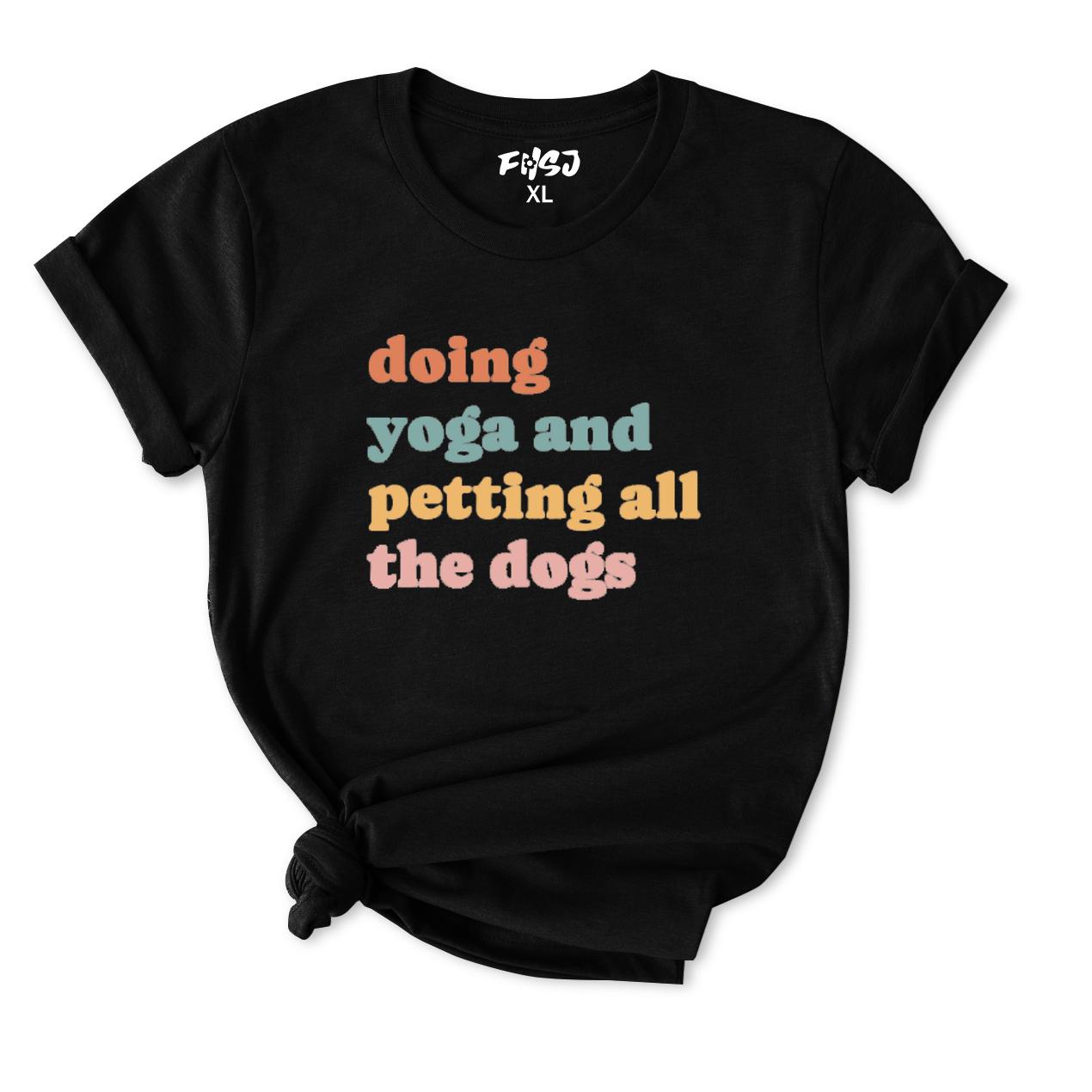 Doing Yoga and Petting All The Dogs T-Shirt for Women