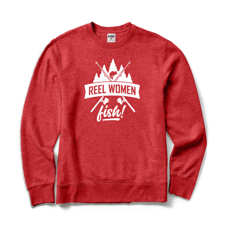 Reel Women Fish Crewneck Sweatshirt for women