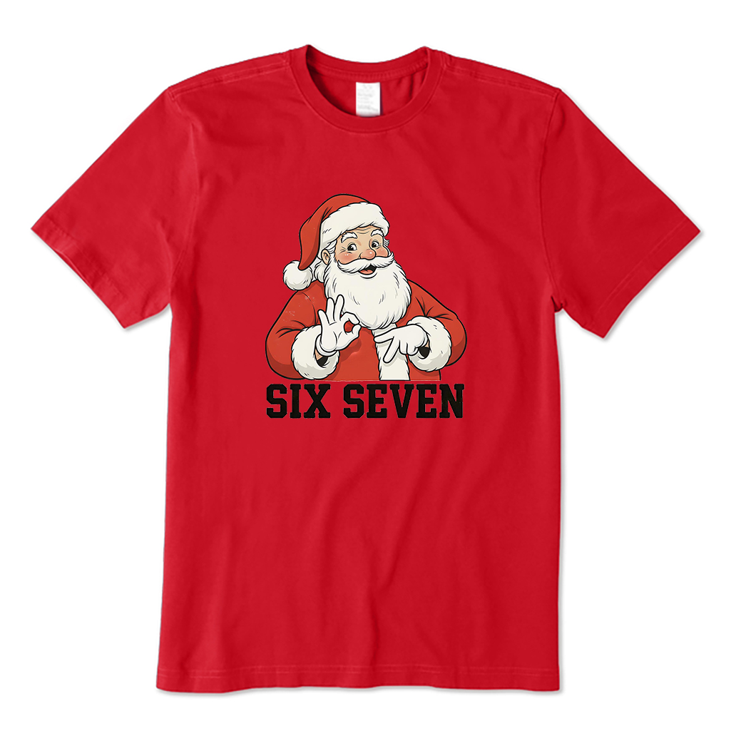 Six Seven Christmas santa T-Shirt