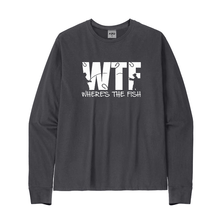 WTF Where's The Fish Long Sleeve T-Shirt