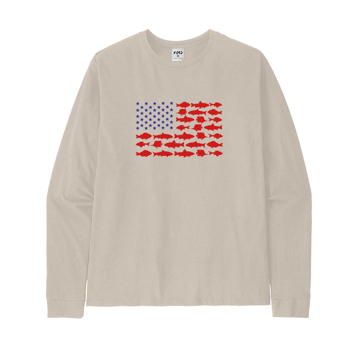 FISH FLAG Long Sleeve T-Shirt