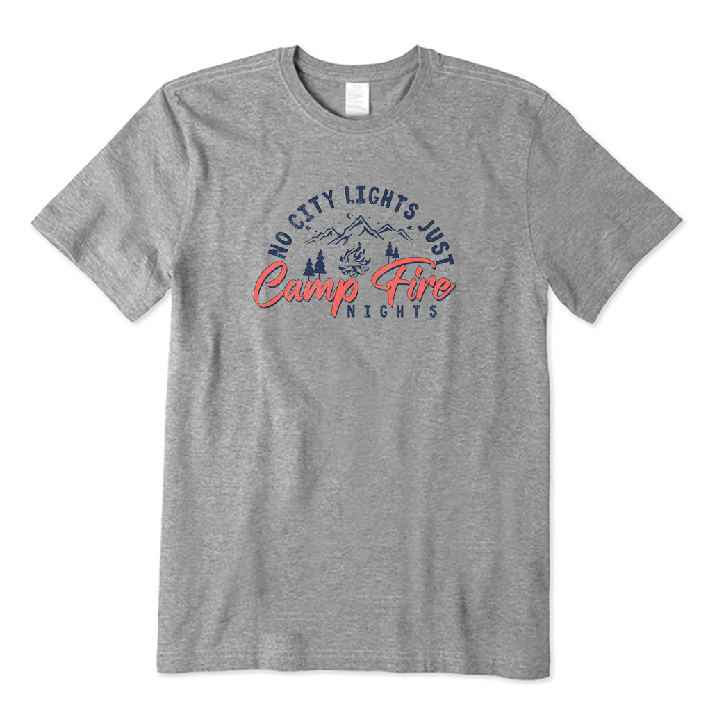 No City Lights Just Campfire Nights T-shirt