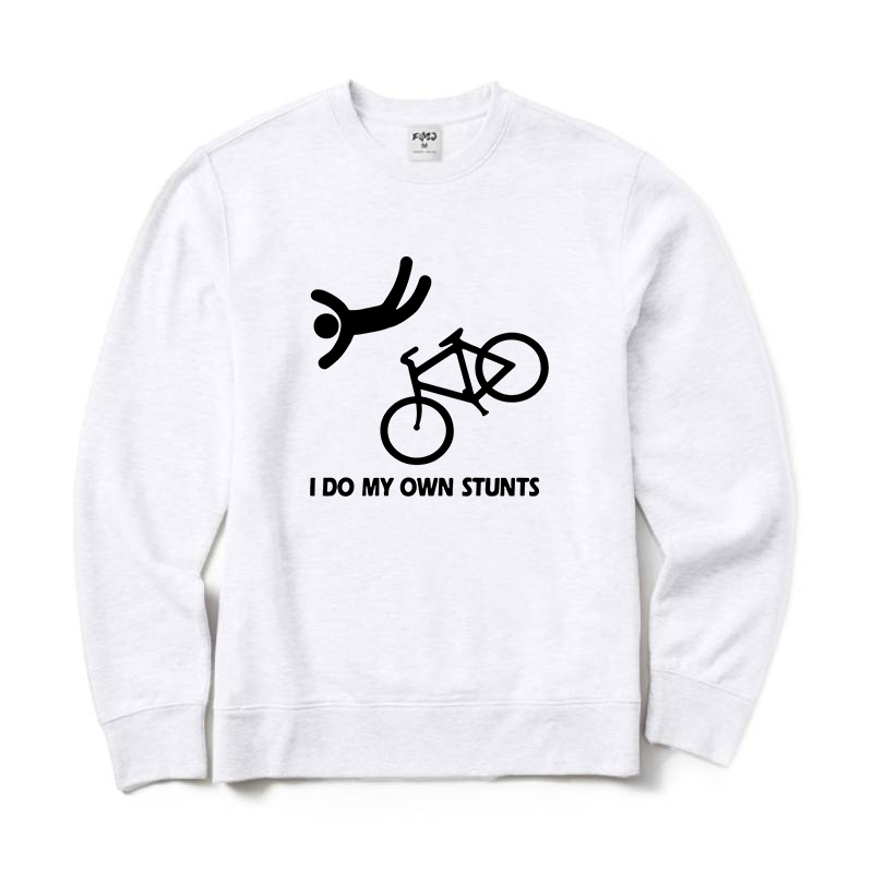 Funny Bike Stunt Crewneck Sweatshirt