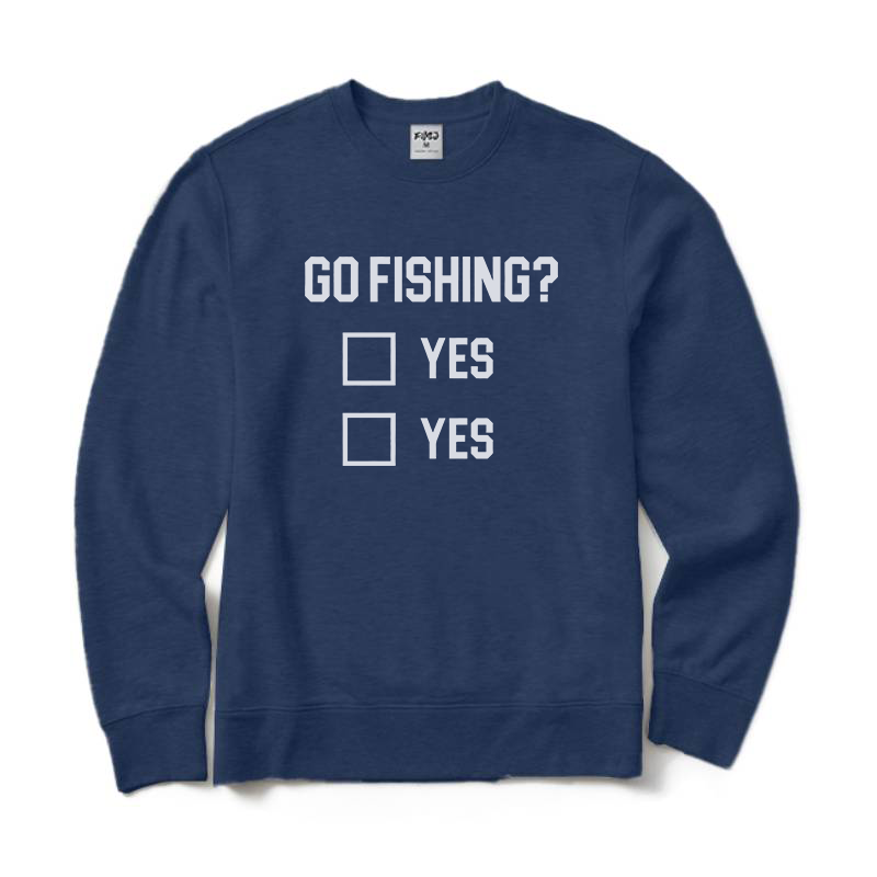 Go Fishing Crewneck Sweatshirt