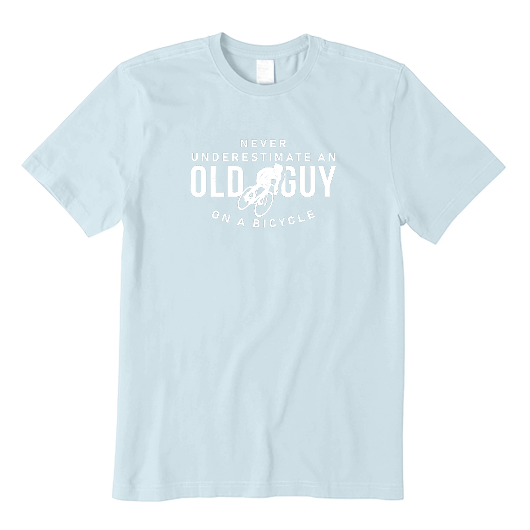 Never underestimate an old guy on a bicycle T-Shirt