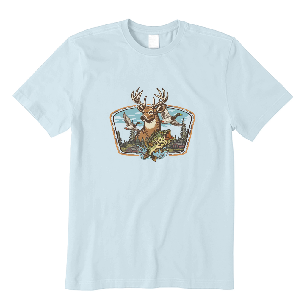 Funny Fishing Hunting T-shirt