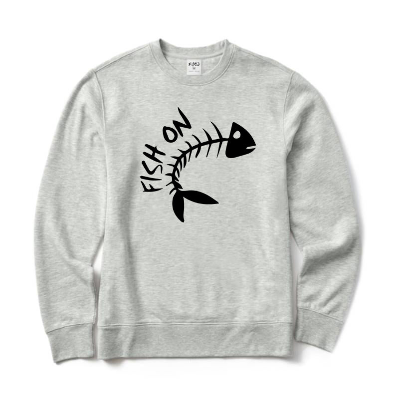 Fish On Crewneck Sweatshirt