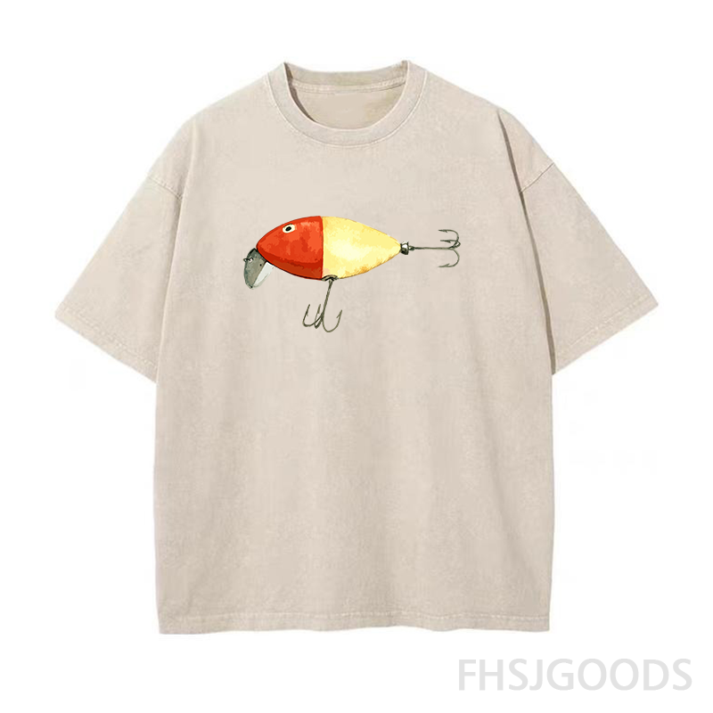 Vintage Fishing Lures Unisex Distressed T-Shirt