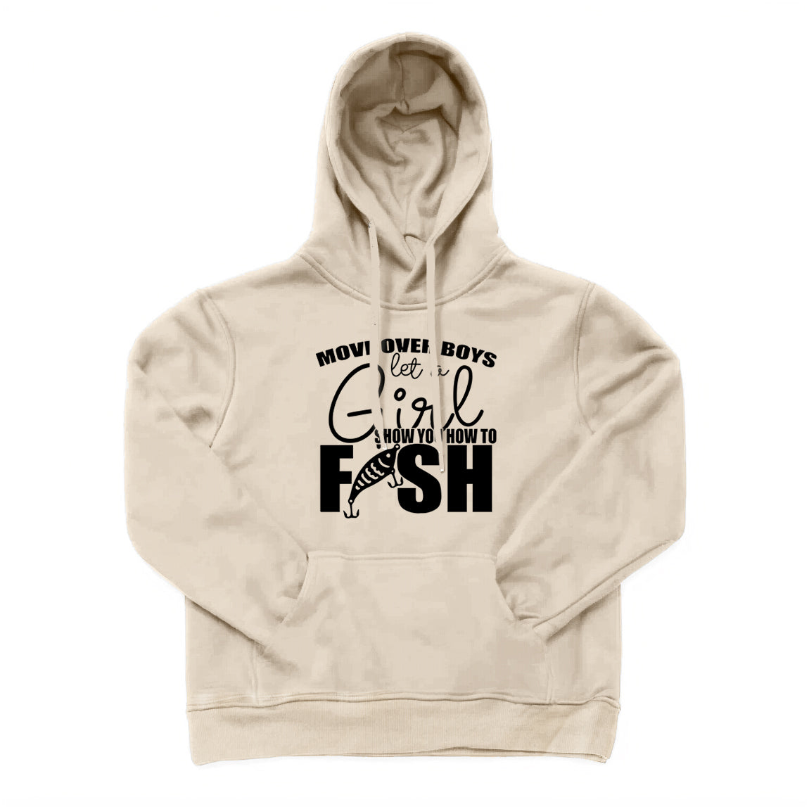 Let Girl Show You How to Fish Hoodie