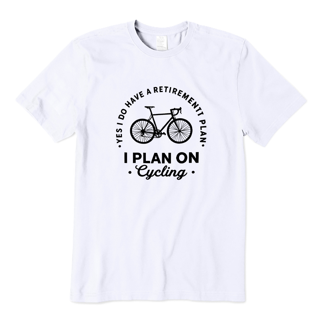 Retirement Plan Just Cycling T-shirt