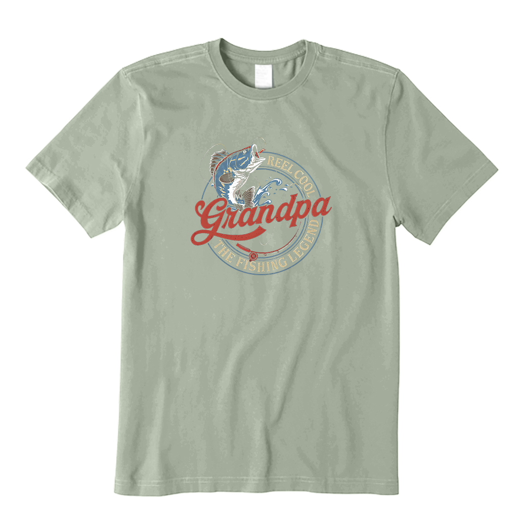 Reel Cool Grandpa Fishing T-Shirt