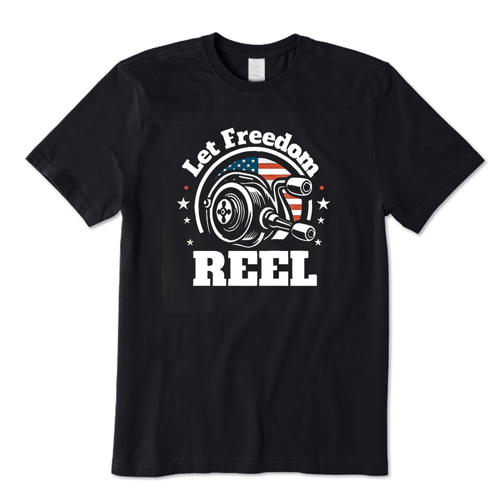 Let Freedom Reel Fishing T-Shirt