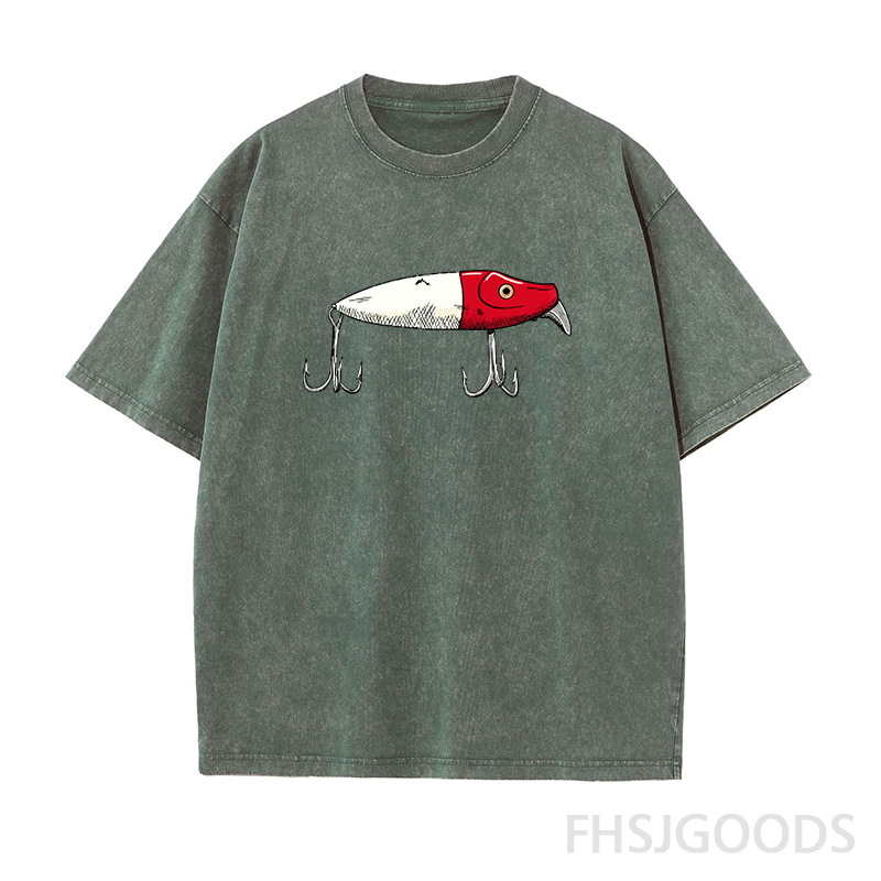 Vintage Fishing Lure Unisex Distressed T-Shirt
