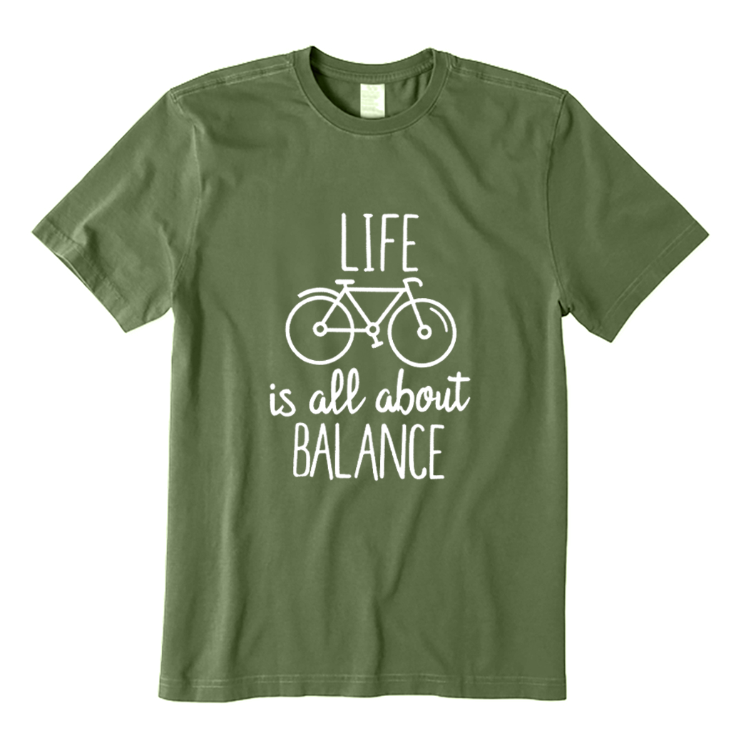Life Is All about Balance Cycling T-shirt