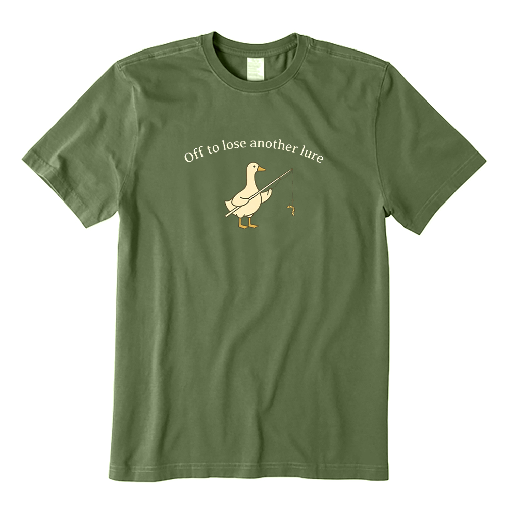 Off To Lose Another Lure Cute Goose Fishing T-shirt