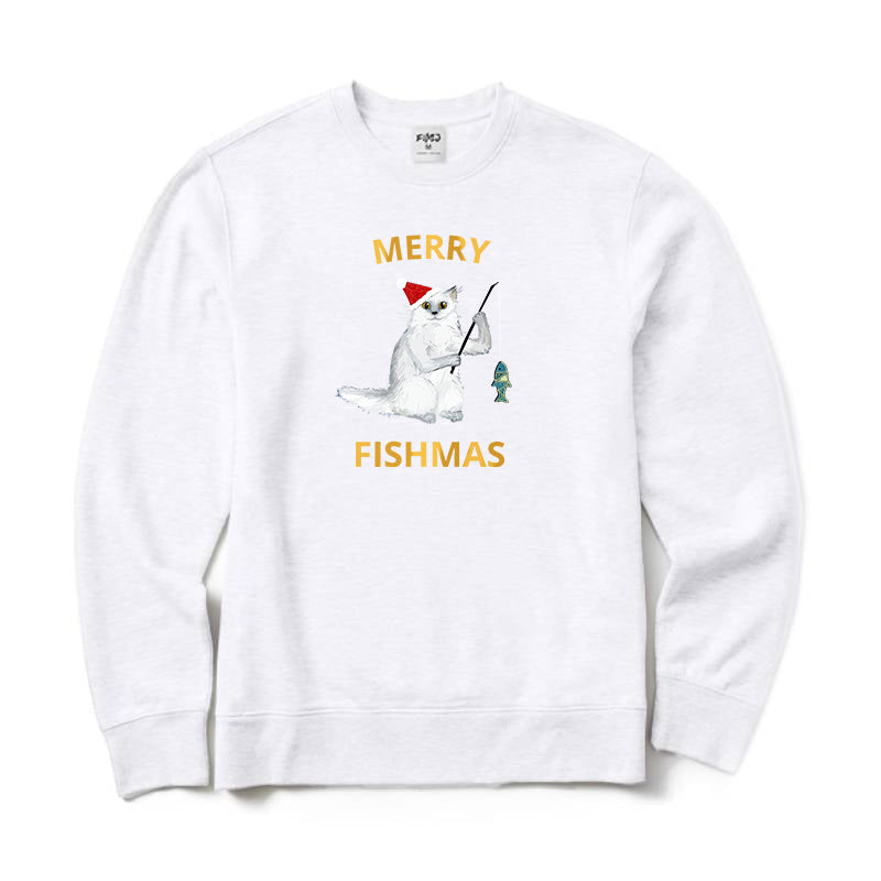 Merry Fishmas Crewneck Sweatshirt