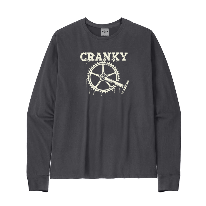 Cranky Cycling Bike Long Sleeve T-Shirt