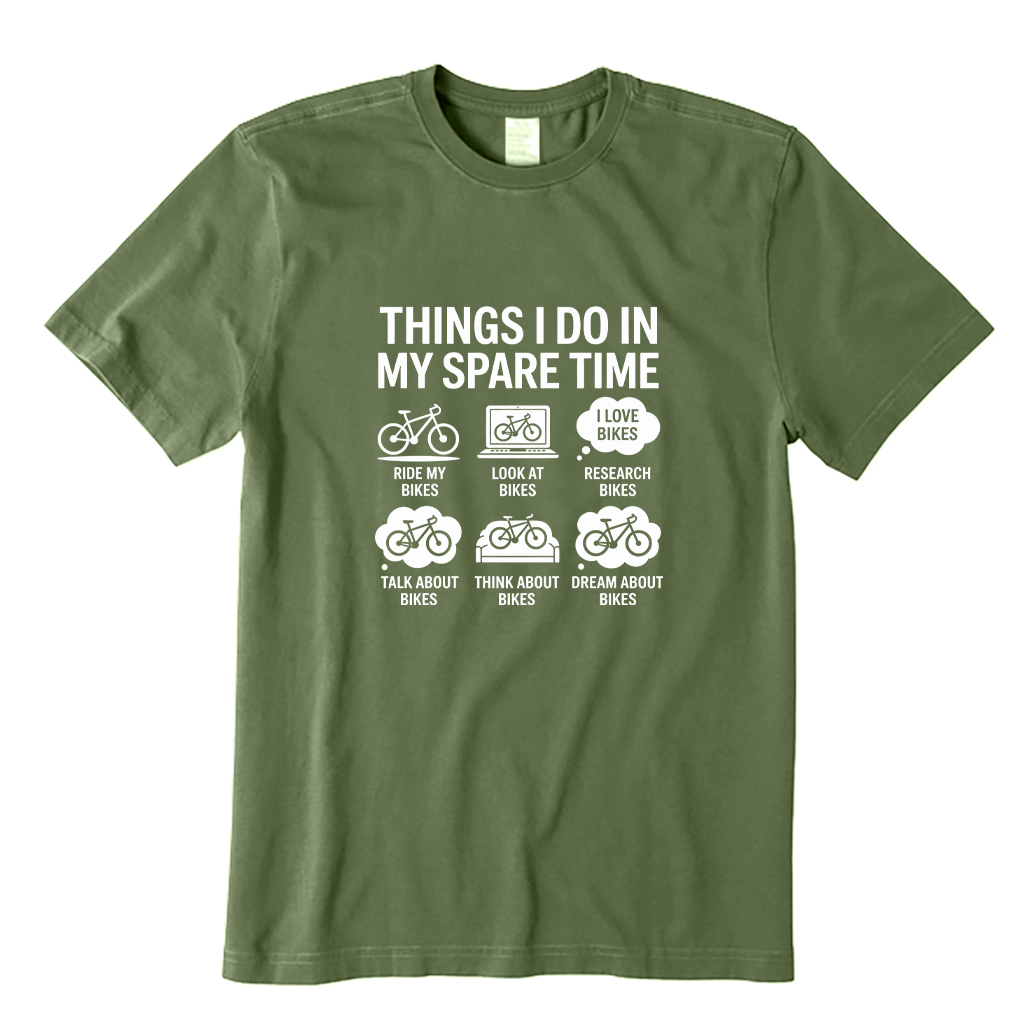 All My Spare Time Is Bikes T-shirt