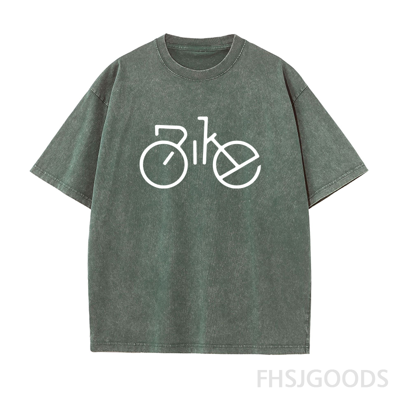 Bike Unisex Distressed T-Shirt
