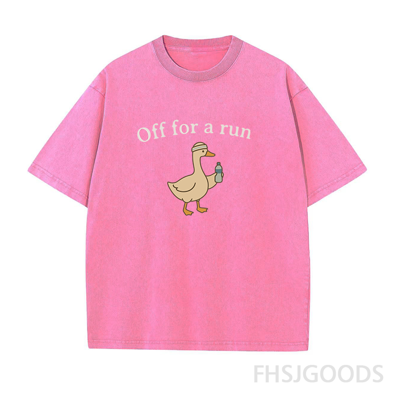 Off for A Run Unisex Distressed T-Shirt