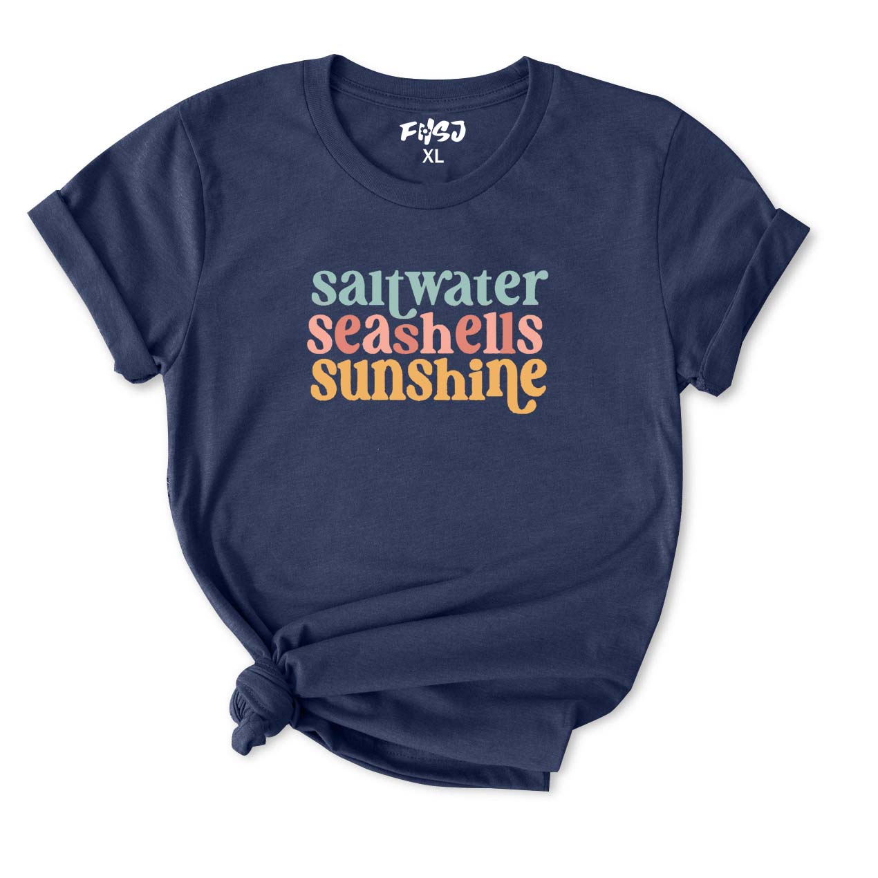 Saltwater Seashells Sunshine T-Shirt for Women