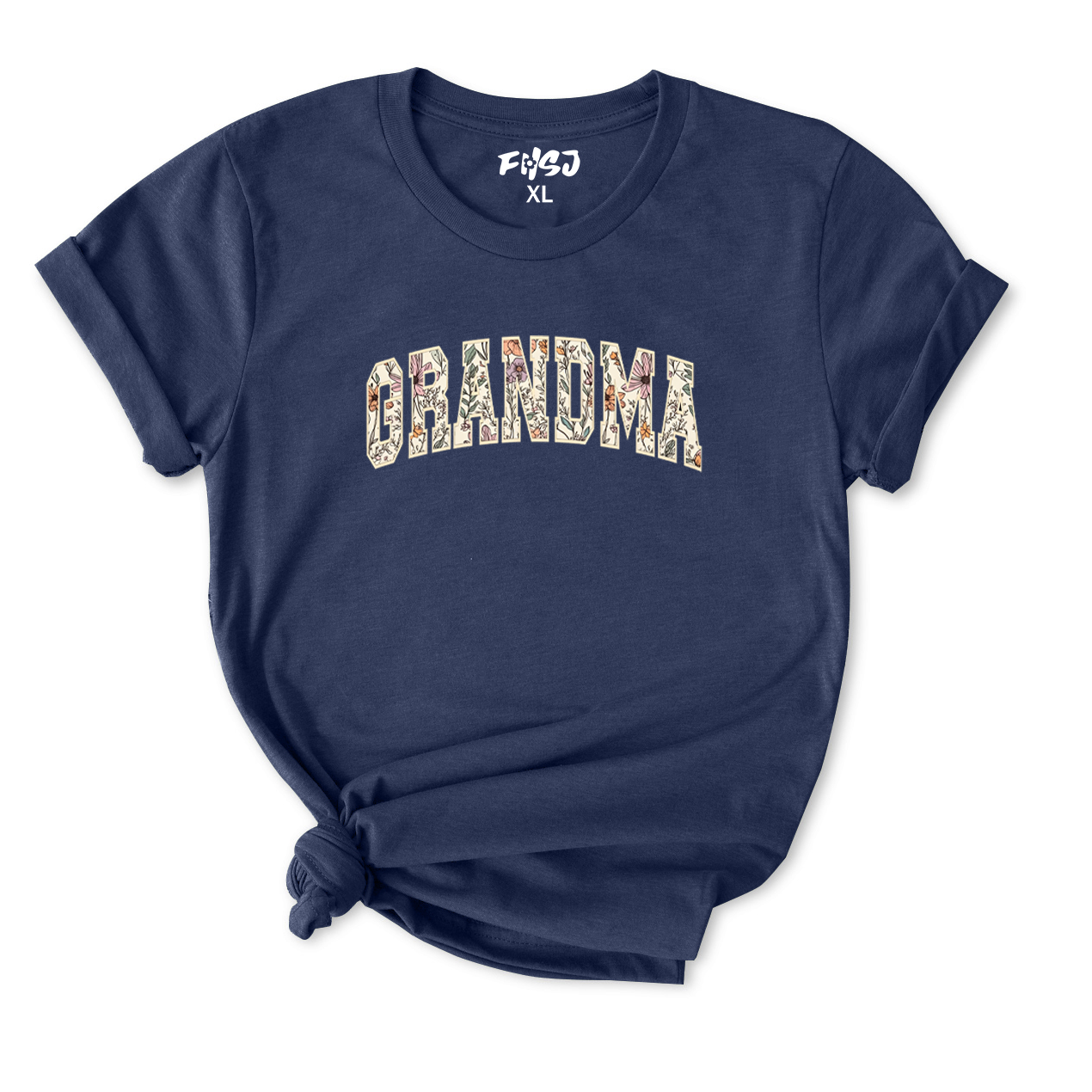 Floral Grandma T-Shirt for Women