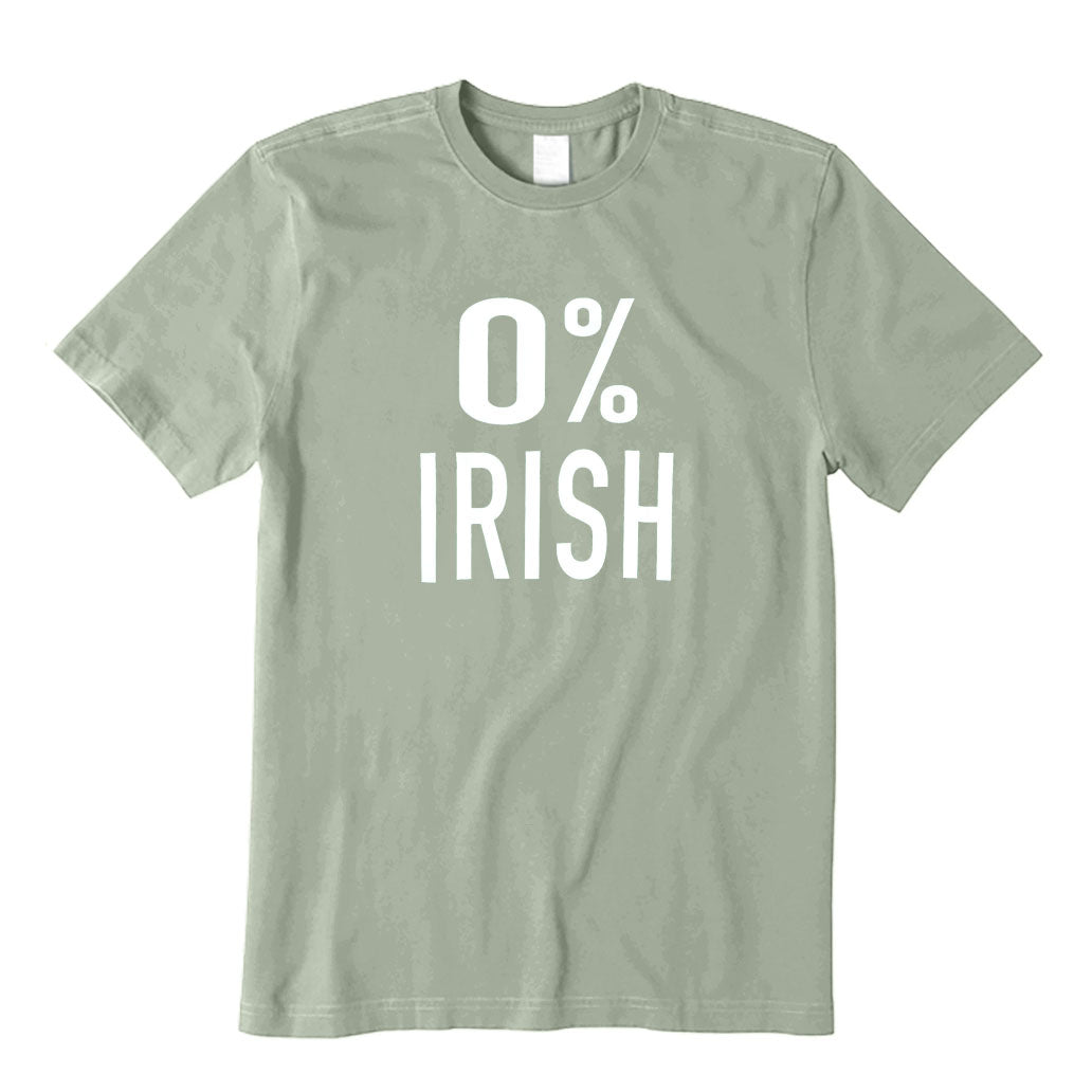 0% Irish Funny T-Shirt