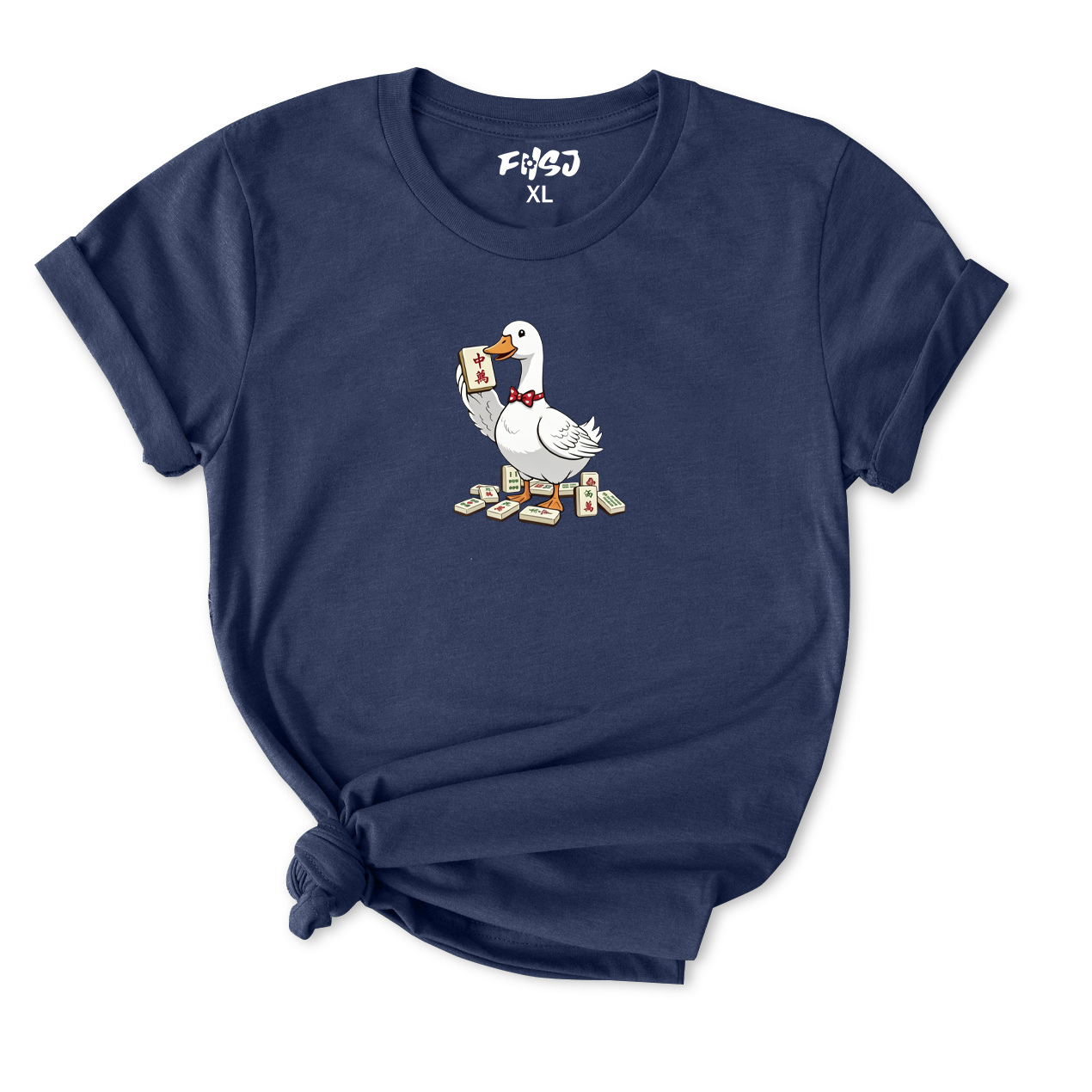 Goose Mahjong Player T-Shirt for Women