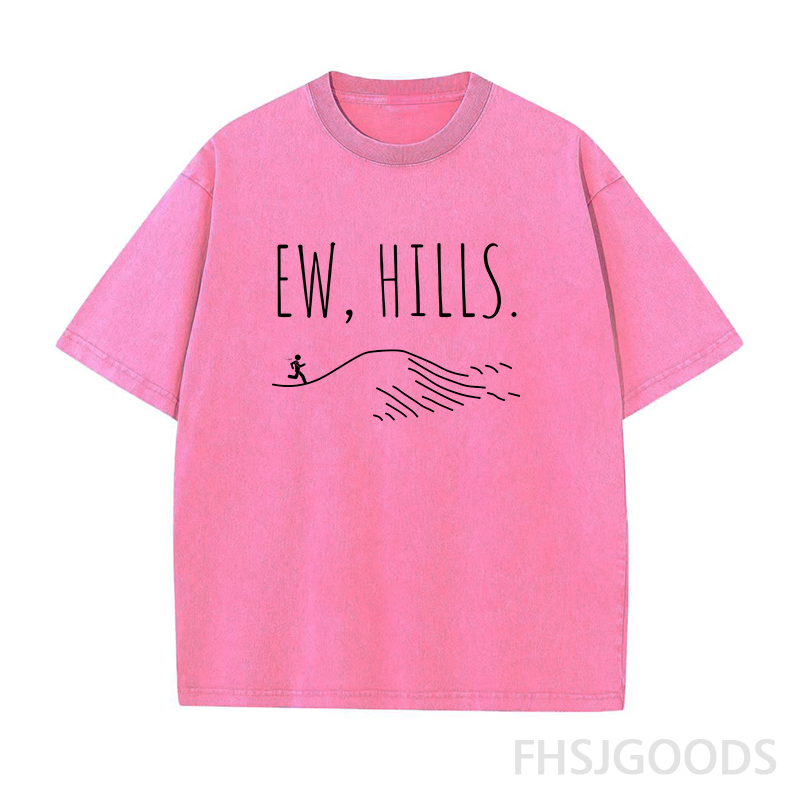 Funny Running Unisex Distressed T-Shirt