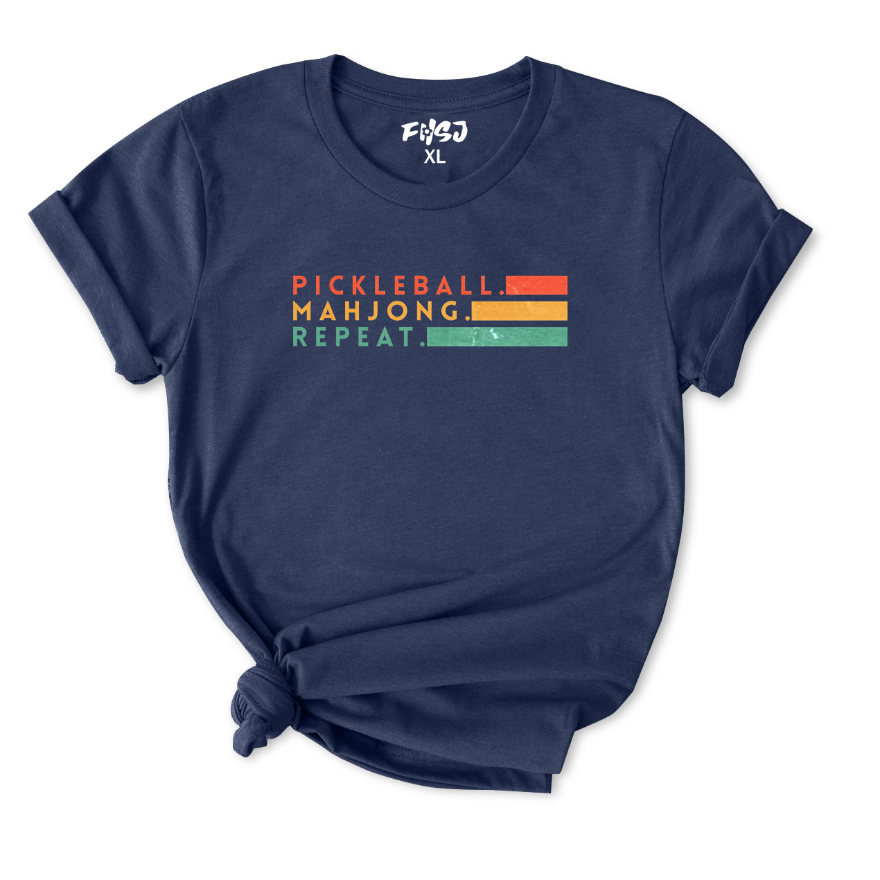 Pickleball Mahjong Repeat T-Shirt for Women