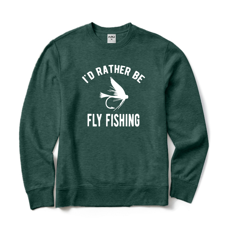Fly Fishing Crewneck Sweatshirt