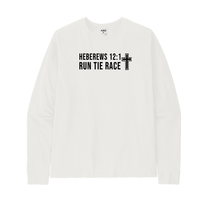 Run The Race Hebrews 12:1 Long Sleeve T-Shirt