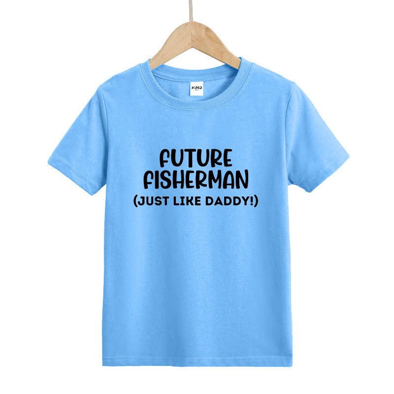 Future Fisherman Kid's T-Shirts