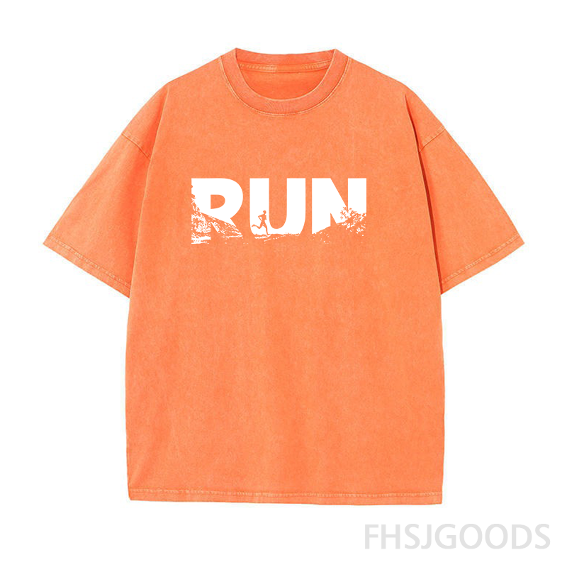Run Unisex Distressed T-Shirt