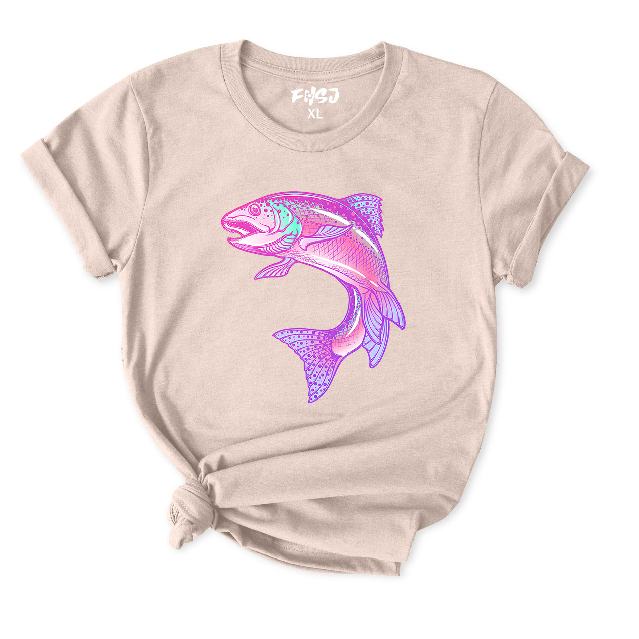 Pink Rainbow Trout T-Shirt for Women