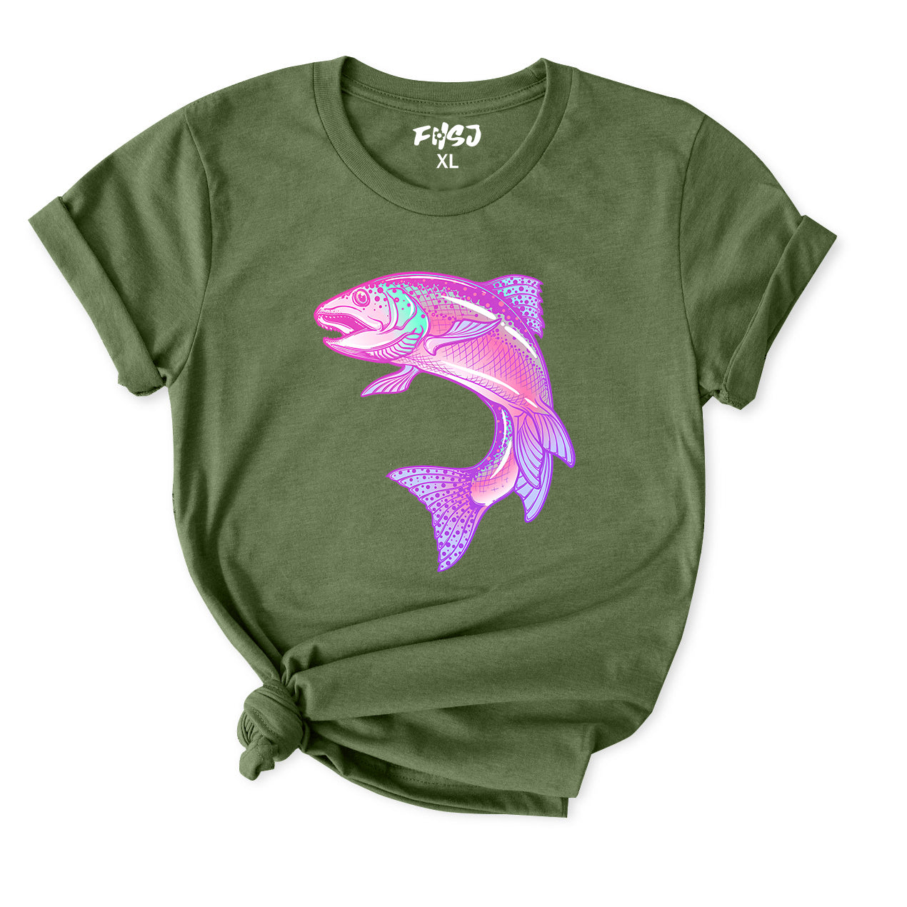 Pink Rainbow Trout T-Shirt for Women