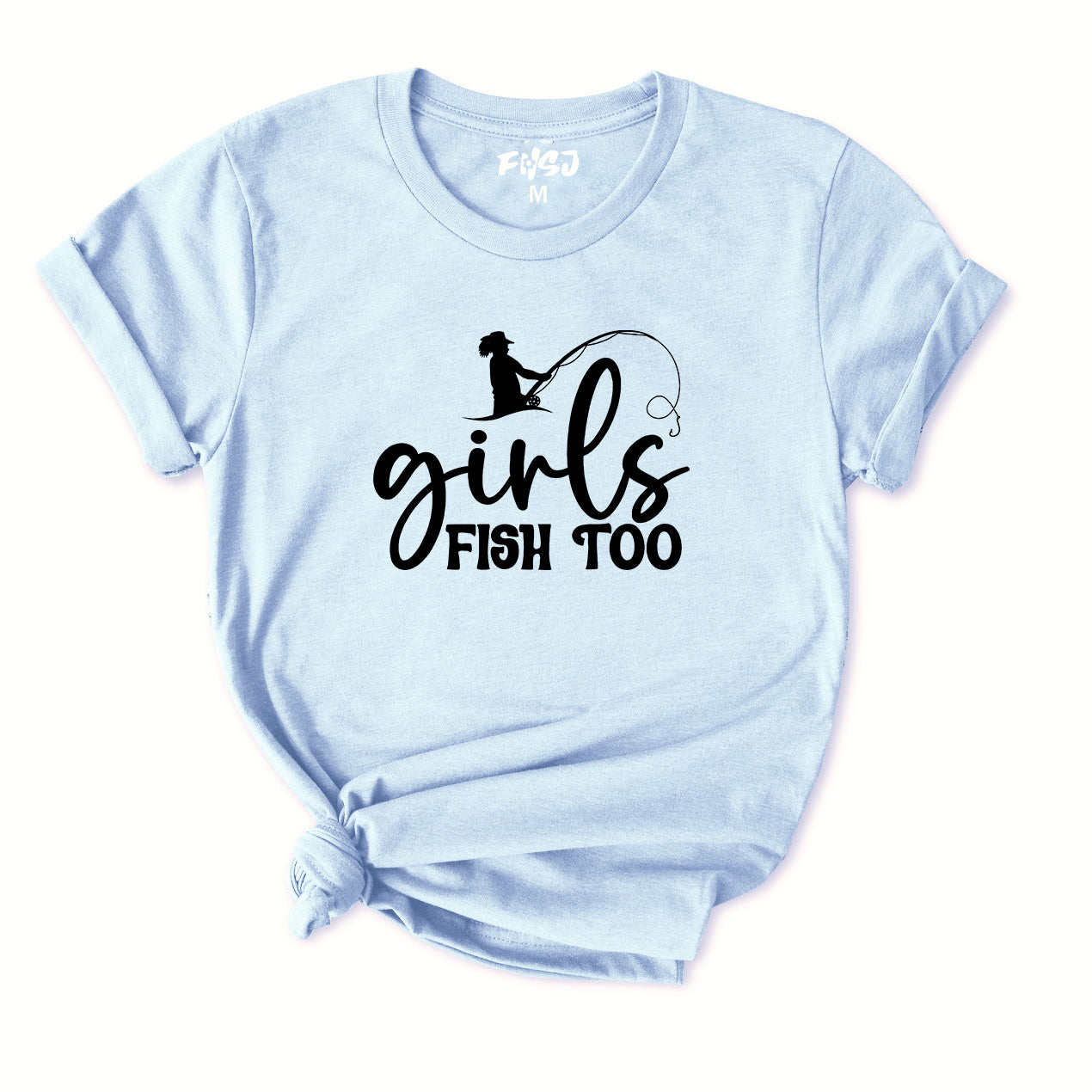 Girls Fish Too T-Shirt for Women