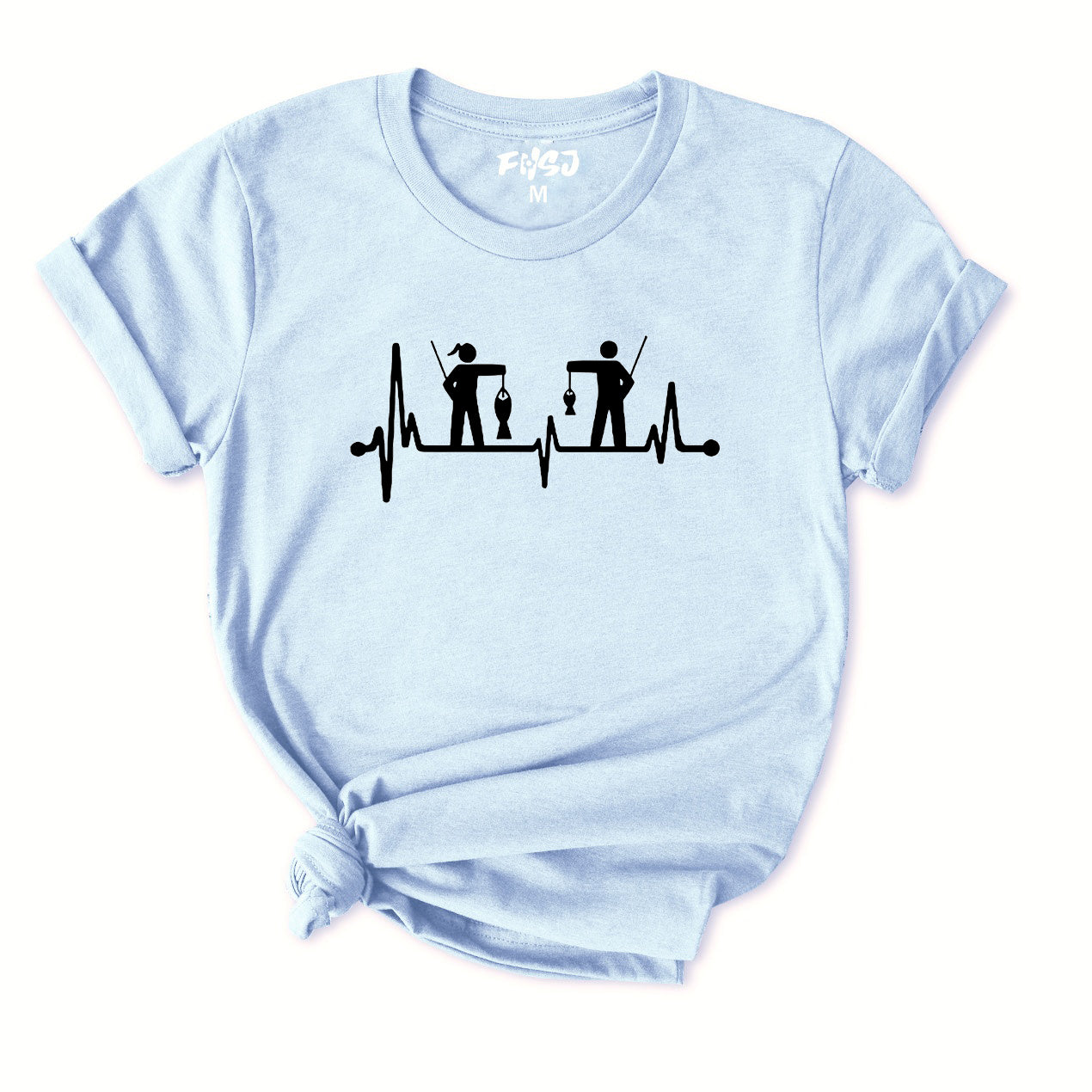 man and woman fishing T-Shirt for Women