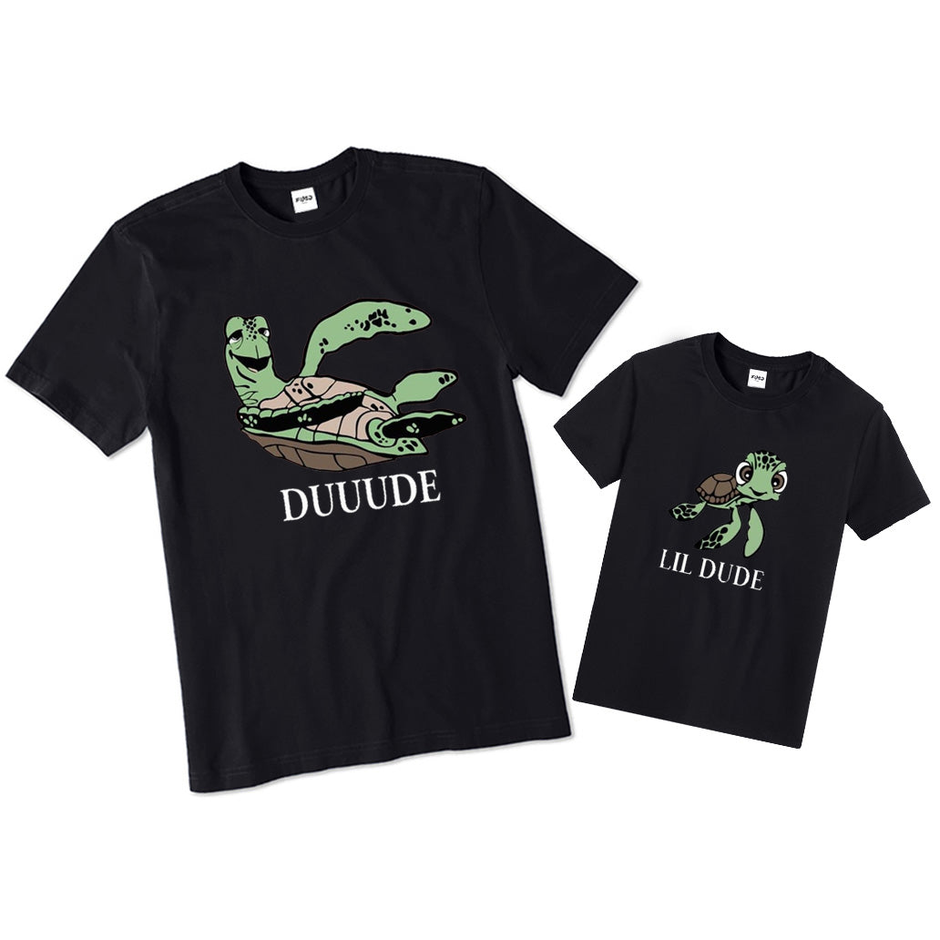 Turtles Father Son Matching T-shirts