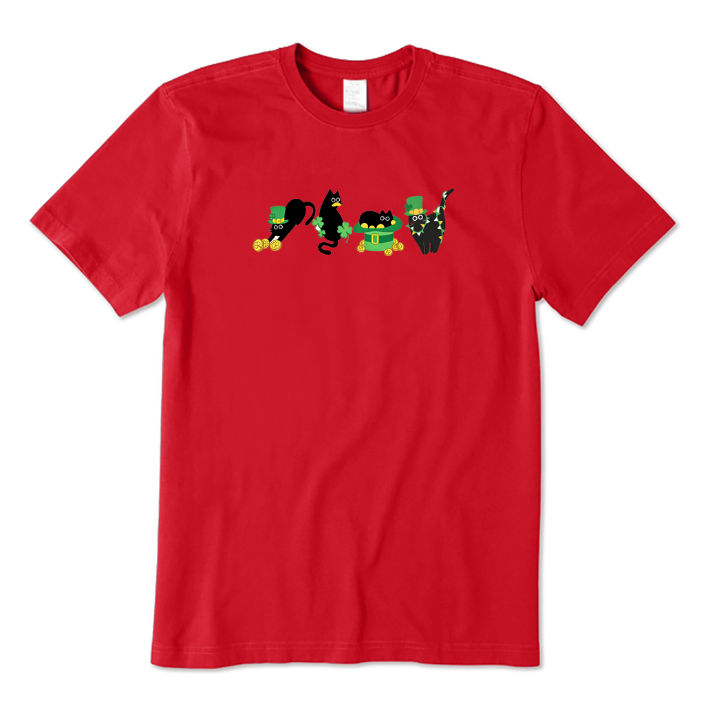 Cat Shamrocks T-shirt